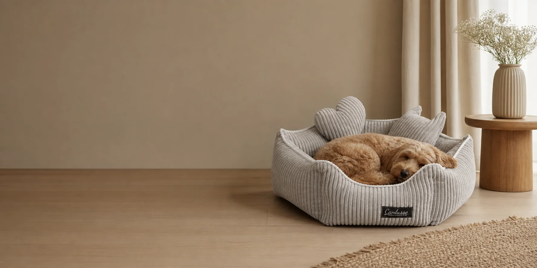 Hundebett von Canlusso in einem wohnlichen Interieur