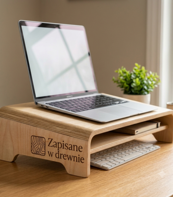 Drewniana Podstawka pod Laptopa